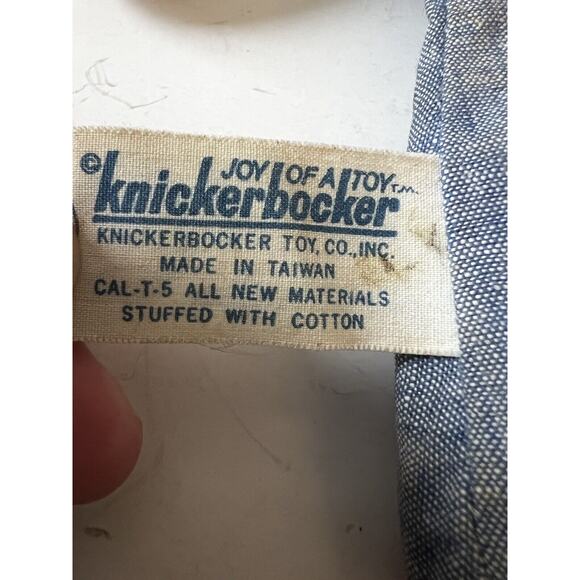 Vintage Knickerbocker Joy Of A Toy Dolls of Distinction Boy Rag Doll Overalls - Picture 3 of 12